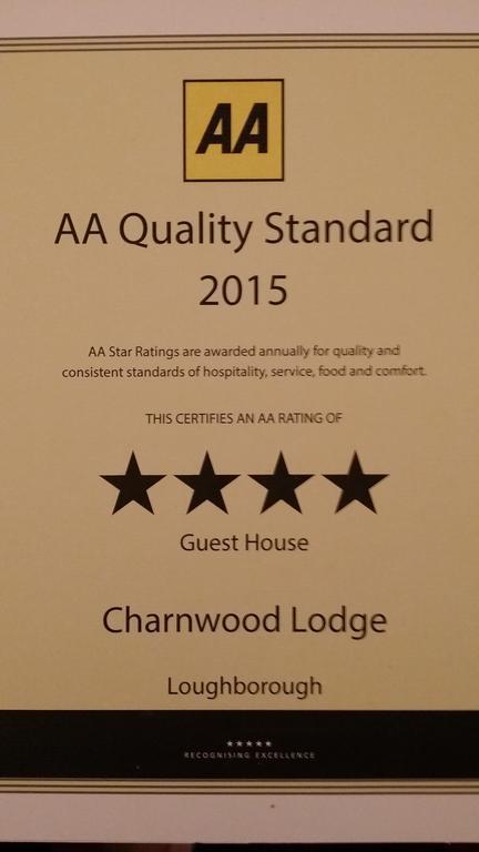 Charnwood Regency Guest House Loughborough Exterior photo